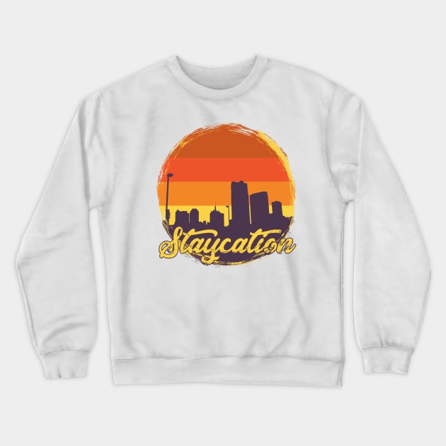 Staycation Crewneck Sweatshirt by papaomaangas